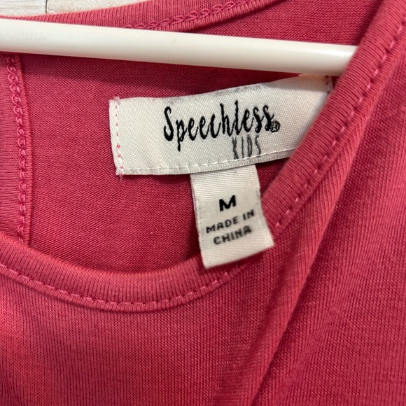 Speechless ⚜️ Girls Bell Sleeved Pink Top - Picture 4 of 4
